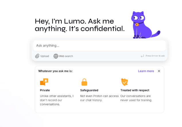 Proton معرفی کرد: Lumo، دستیار هوش مصنوعی با تمرکز روی حفظ حریم خصوصی کاربران